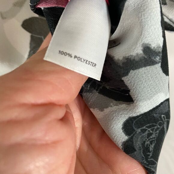 NWOT Halogen Floral Short Sleeve Top - Picture 5 of 6